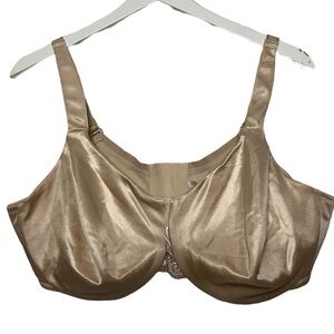 Soma Sensuous Sides Minimizer Bra 42DD 3” Underwire Minimalist Unlined Beige